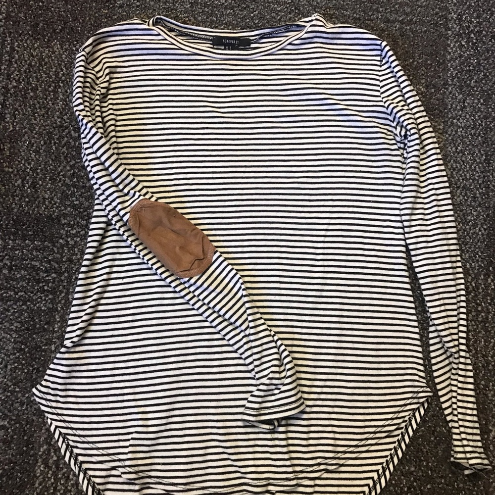 Forever 21 elbow patch long sleeve
